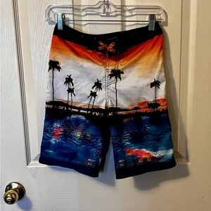 EUC ART CLASS BOYS' SWIM SURF Beach SZ 5 UPF 50+ SUN PROTECTION SHORTS Size 12